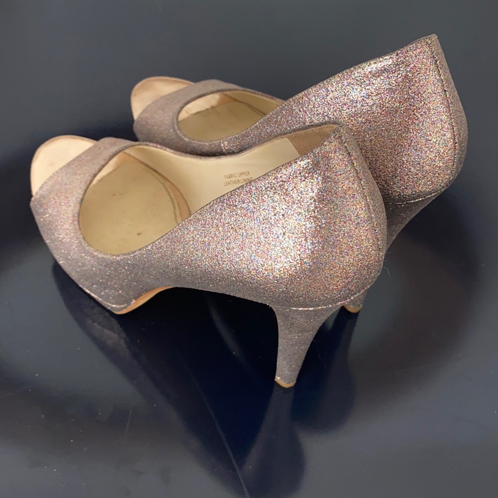 Vera Wang Lavender sparkle pink shoes